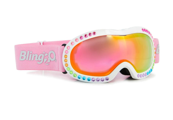 Bling2o Girls Stones of Rainbow Ski and Snow Mask | HONEYPIEKIDS | Kids Boutique Clothing