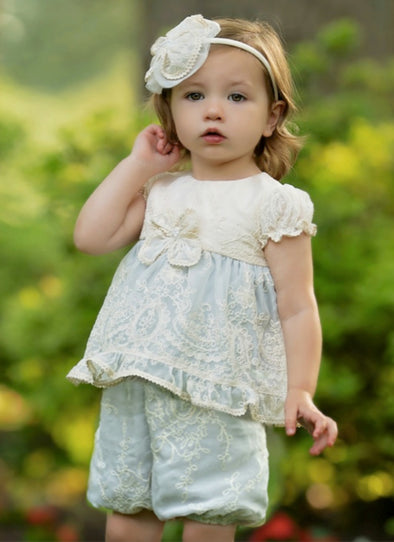 Isobella and Chloe Infant Antoinette Bloomer | HONEYPIEKIDS | Kids Boutique Clothing