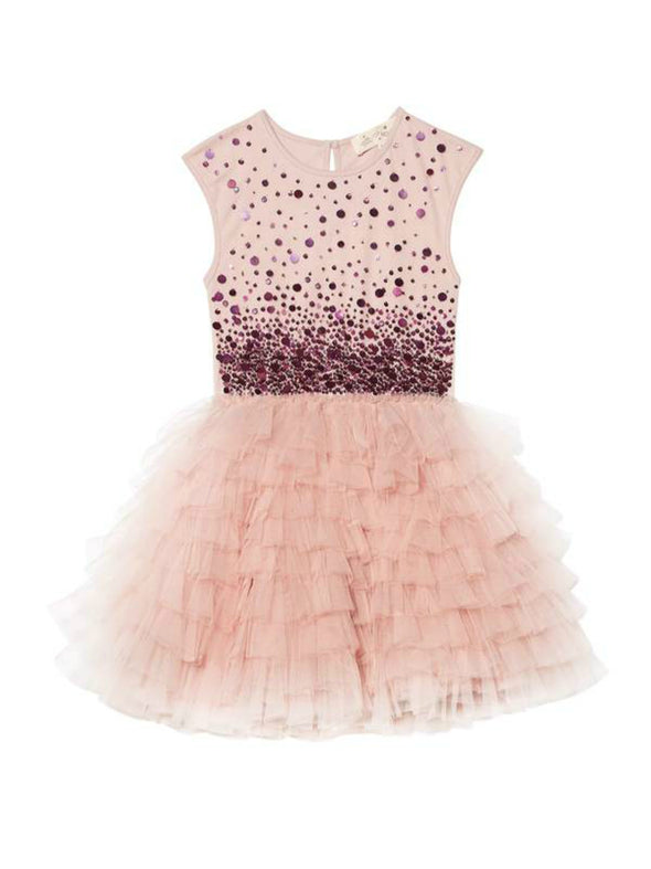 Tutu Du Monde Confetti Tutu Dress in Blush | HONEYPIEKIDS | Kids Boutique Clothing