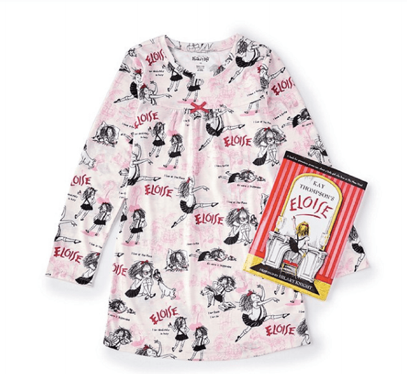 Books to Bed Eloise Nightgown and Book Set | HONEYPIEKIDS | Kids Boutique Clothing