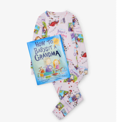 Books to Bed How To Babysit A Grandma Toddler and Youth Pajamas and Book | HONEYPIEKIDS | Kids Boutique Clothing