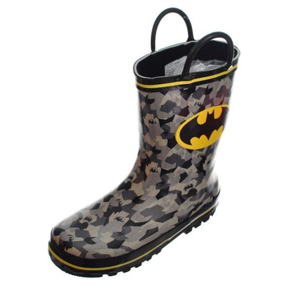 Boys Batman Grey and Black Rubber Rain Boots | HONEYPIEKIDS | Kids Boutique Clothing