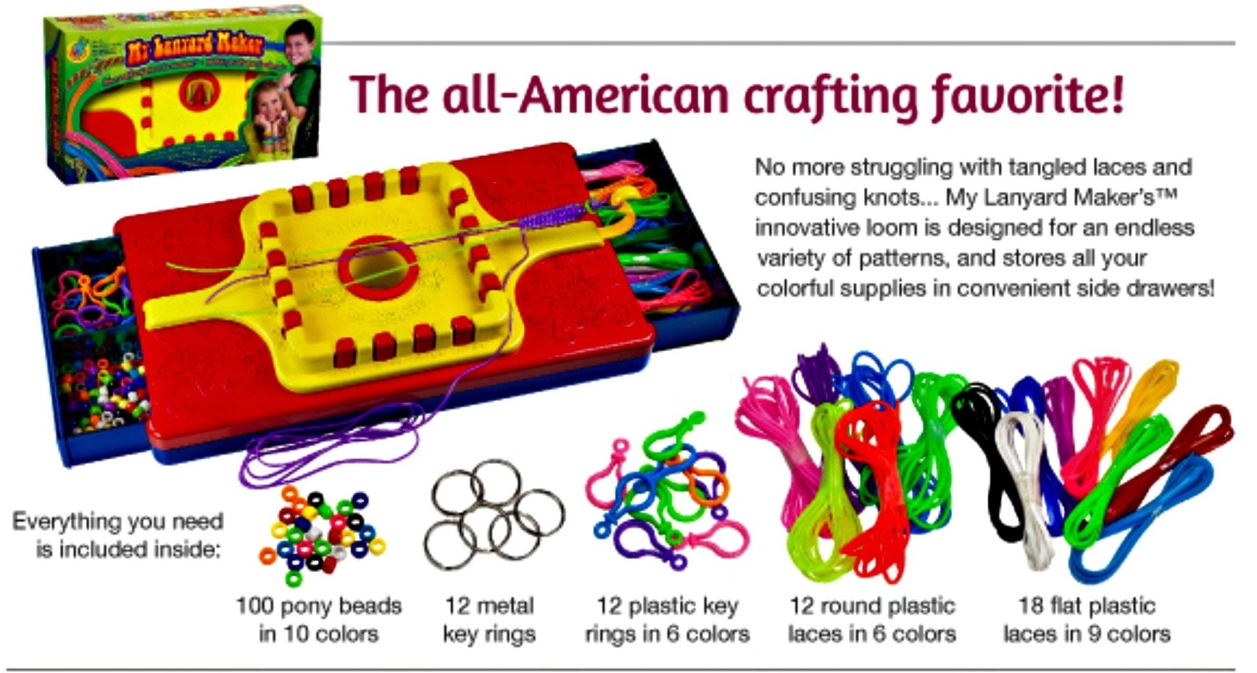 Choose Friendship My Lanyard Maker Craft Kit | HONEYPIEKIDS 