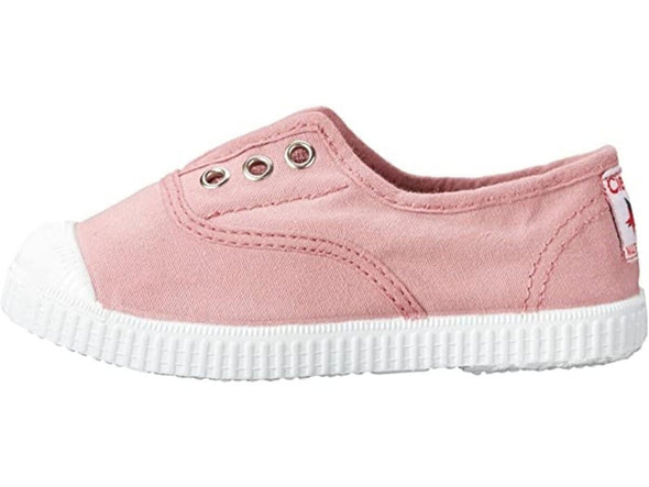 Cienta Toddler To Youth Girls Rose Canvas Laceless Sneakers | HONEYPIEKIDS | Kids Boutique Clothing