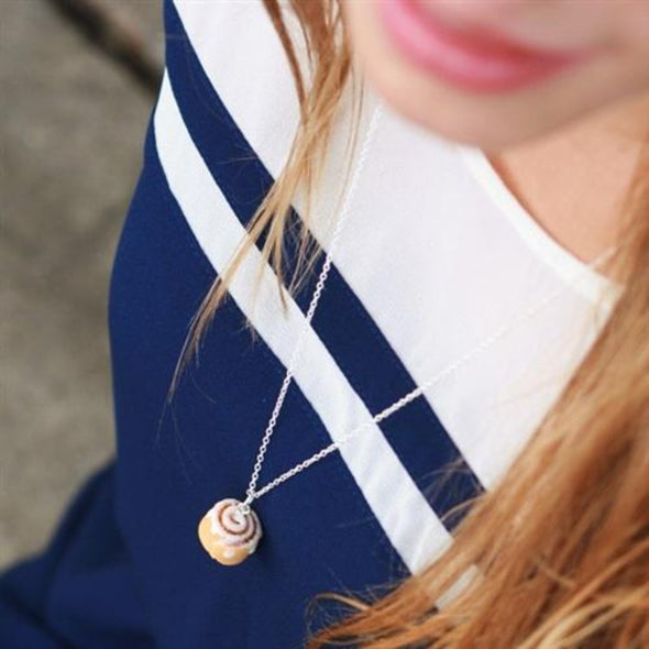 Tiny Hands Scented Cinnamon Roll Necklace | HONEYPIEKIDS | Kids Boutique Clothing