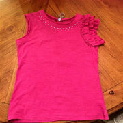 Cupcakes and Pastries Knit top w/ ruffles and Swarovski Rhinestones | HONEYPIEKIDS 