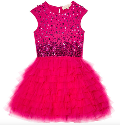 Tutu Du Monde Confetti Tutu Dress In Dahlia | HONEYPIEKIDS | Kids Boutique Clothing
