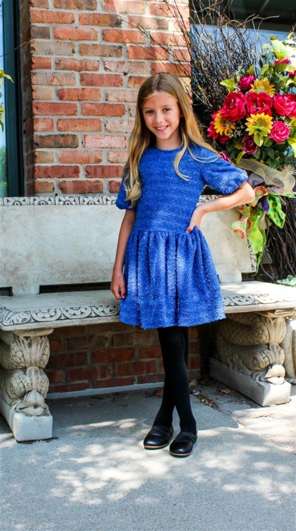 DAVID CHARLES LONDON GIRLS ROYAL SPARKLE DRESS | HONEYPIEKIDS 