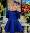 David Charles London Navy Flower Dress | HONEYPIEKIDS | Kids Boutique Clothing