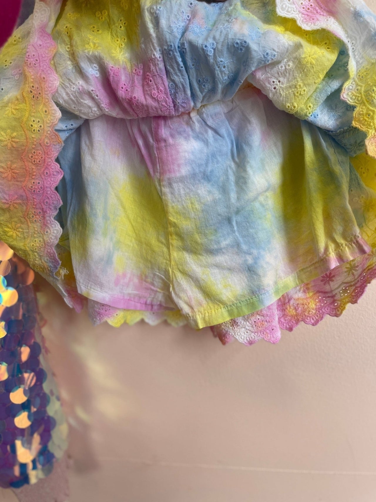 Design History Girls Two Piece Tie Dye Top & Skort Set | HONEYPIEKIDS 