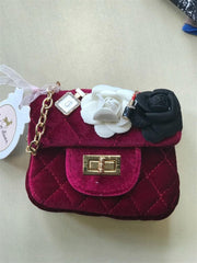 Doe a Dear Red Velvet  Purse | HONEYPIEKIDS 