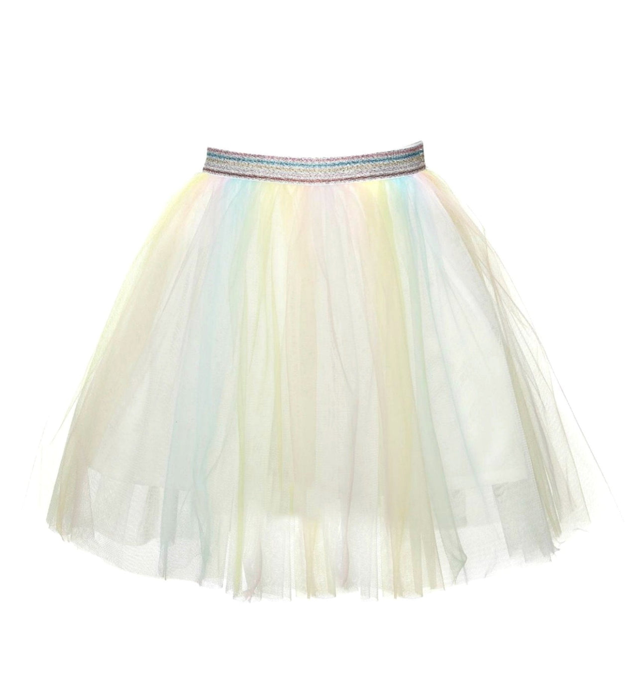 Doe a Dear Yellow, Pink and Blue Ombre Tulle Tutu Skirt | HONEYPIEKIDS 