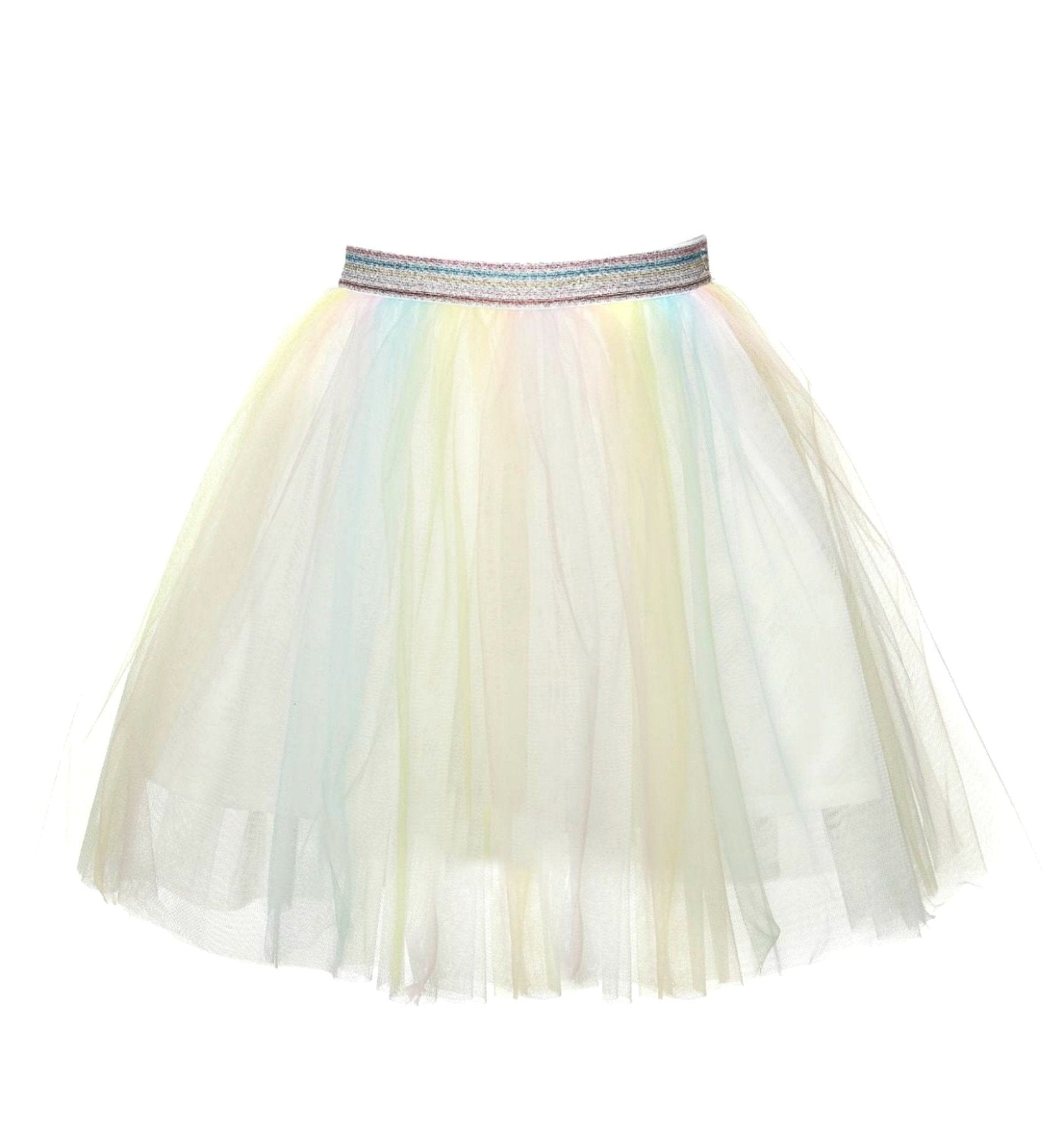 Doe a Dear Yellow, Pink and Blue Ombre Tulle Tutu Skirt | HONEYPIEKIDS 