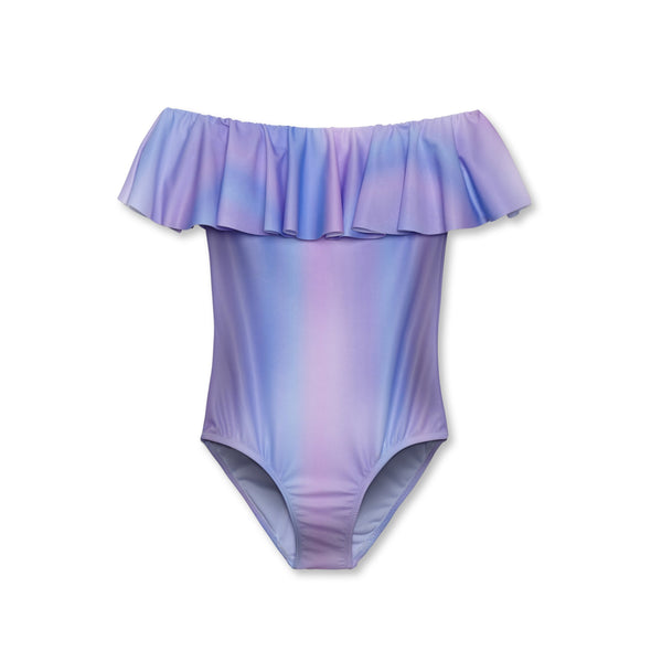 Stella Cove Purple and Pink Ombre One Piece Swimsuit | HONEYPIEKIDS | Kids Boutique Clothing