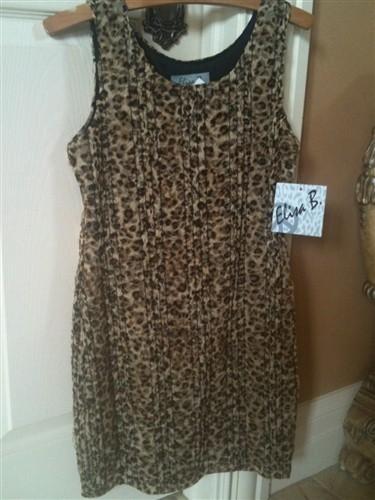 Elisa B By Lipstik Leopard Dress | HONEYPIEKIDS | Kids Boutique Clothing