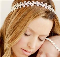 Enchanted Shimmer Juliet tieback headband (Child or Infant) | HONEYPIEKIDS 