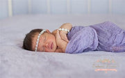 Enchanted Shimmer Rosebud tieback headband (Child or Infant) | HONEYPIEKIDS 