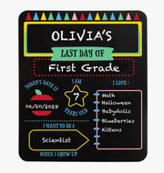 First and Last Day of School Reversible Chalkboard | HONEYPIEKIDS 