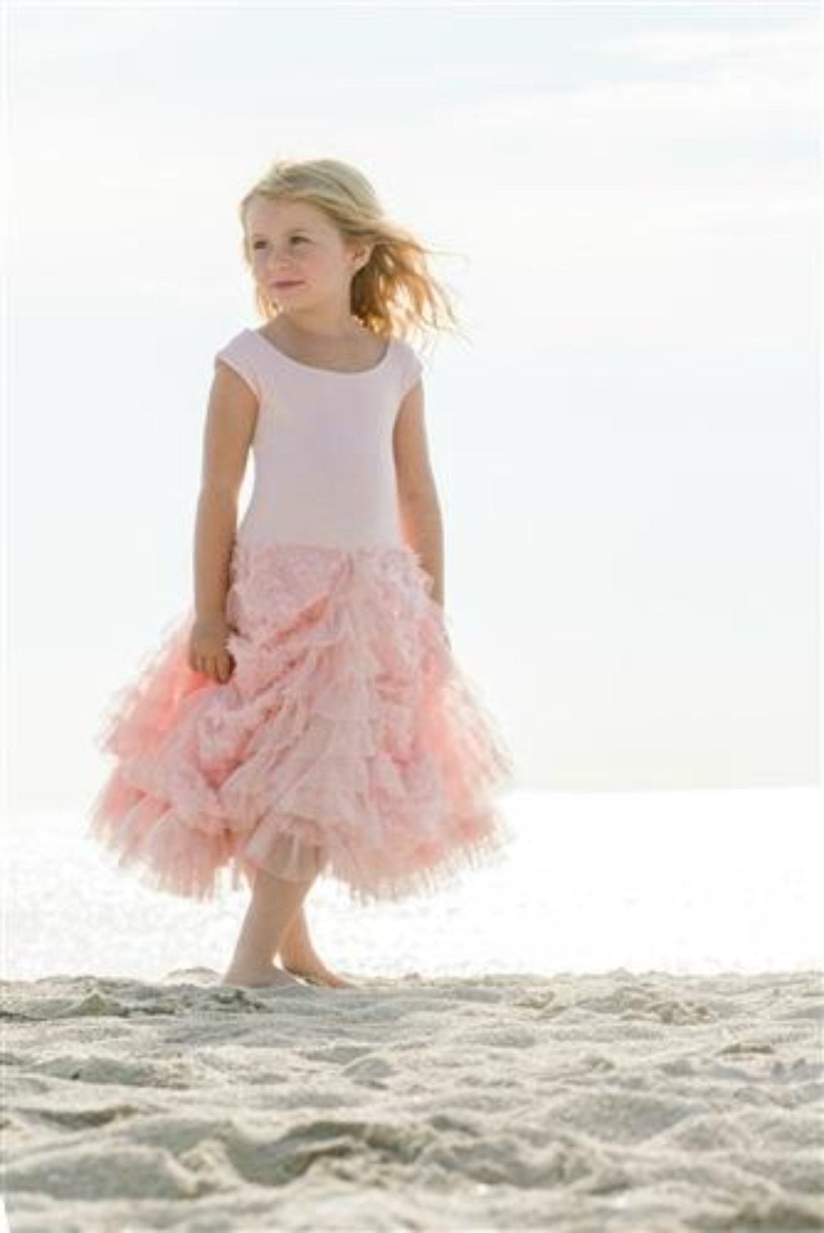 Georgia Dress in Georgia Peach | HONEYPIEKIDS 