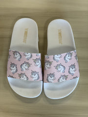 Girls Pink Unicorn Slides | HONEYPIEKIDS 