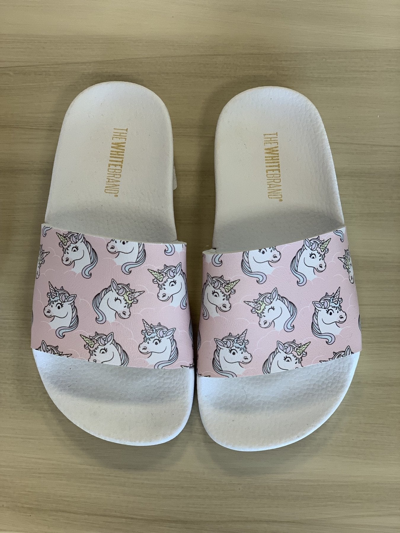 Girls Pink Unicorn Slides | HONEYPIEKIDS 