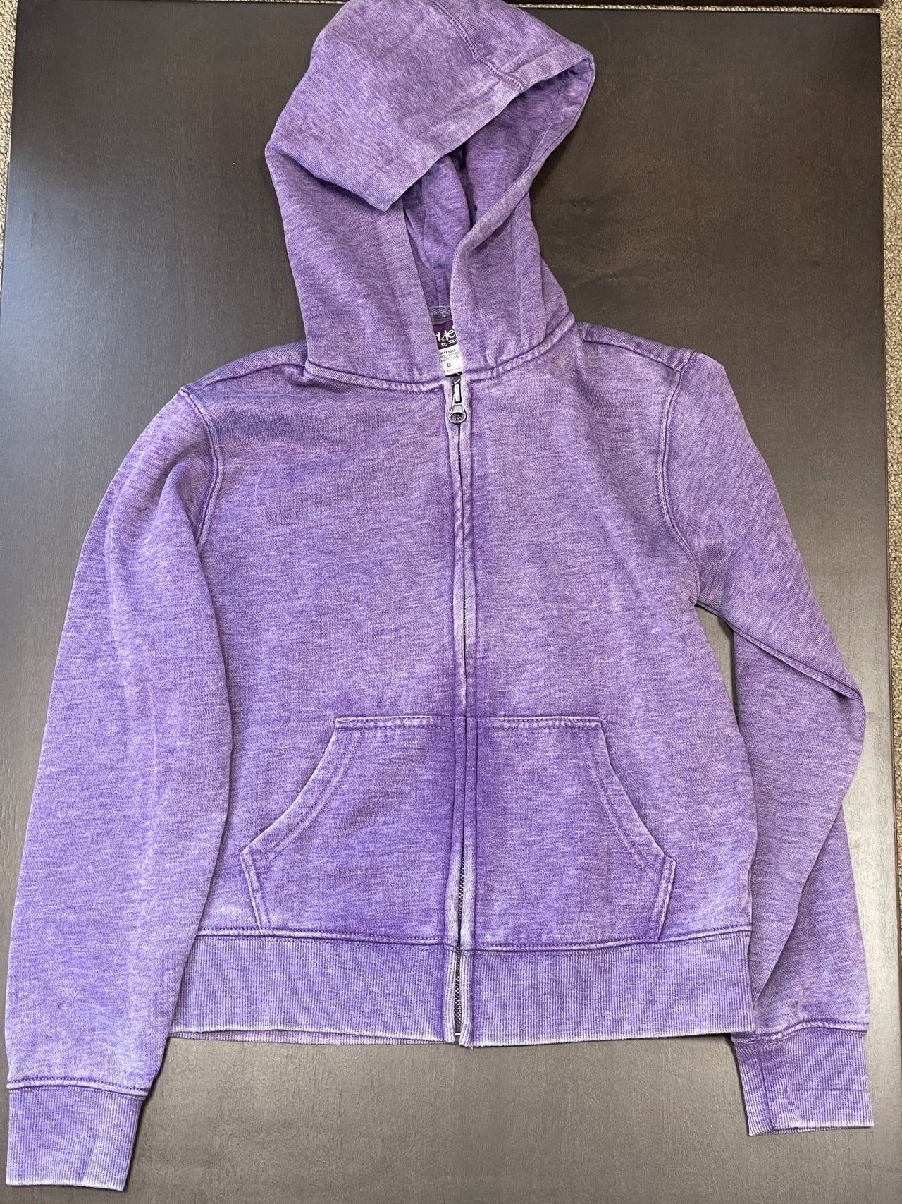 Sparkle By Stoopher Girls Purple Horse Crystalized Hoodie Jacket | HONEYPIEKIDS 