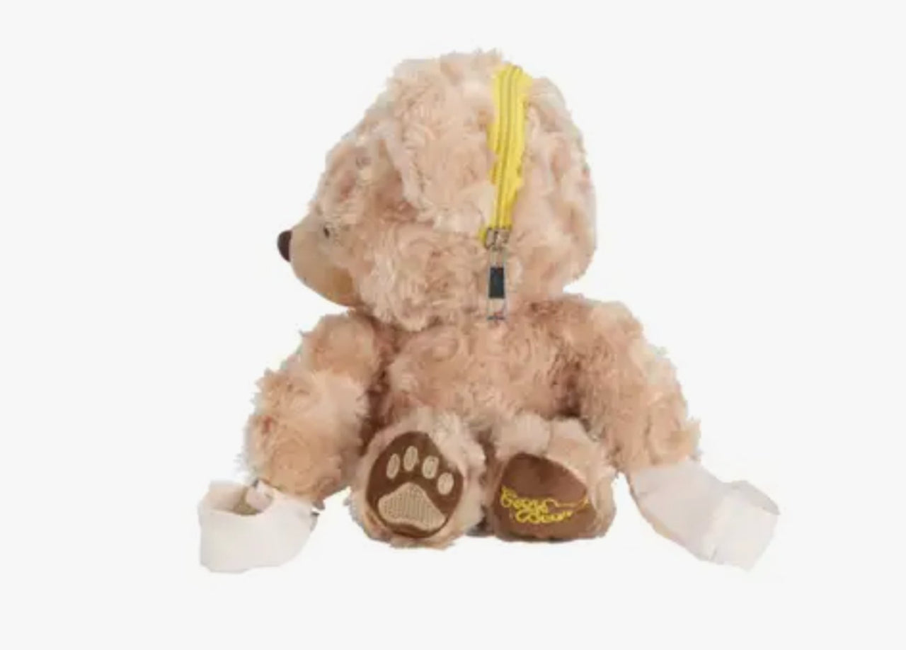 Girls Teddy Bear Plushie Sling Crossbody Purse | HONEYPIEKIDS 