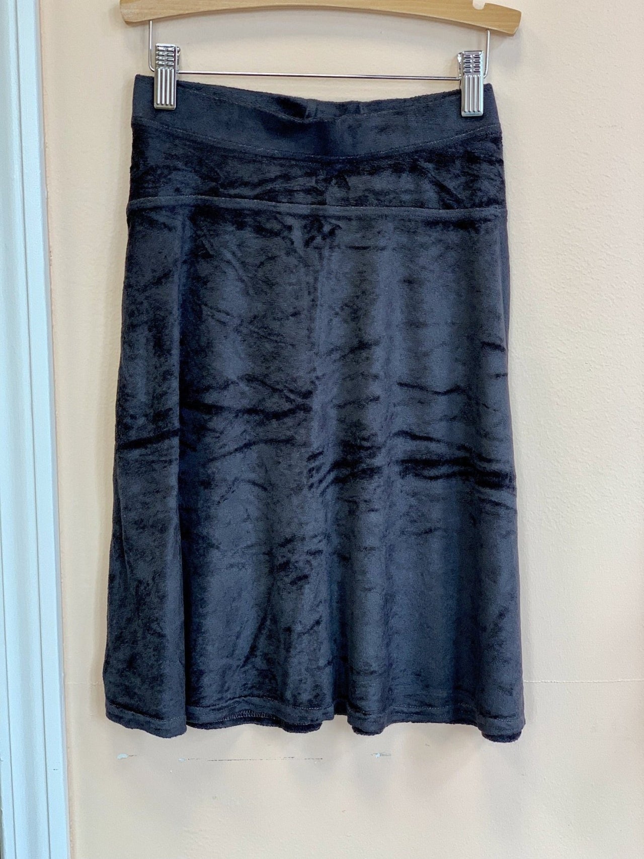 Hardtail Kids A Line Navy Blue Velour Skirt | HONEYPIEKIDS 