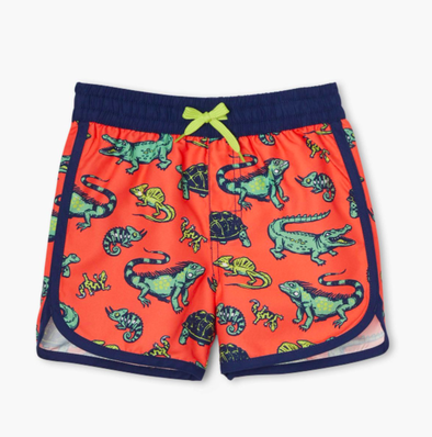 Hatley Boys Aquatic Reptiles Swim Shorts | HONEYPIEKIDS | Kids Boutique Clothing