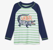Hatley Boys Gator Long Sleeve Rashguard | HONEYPIEKIDS 