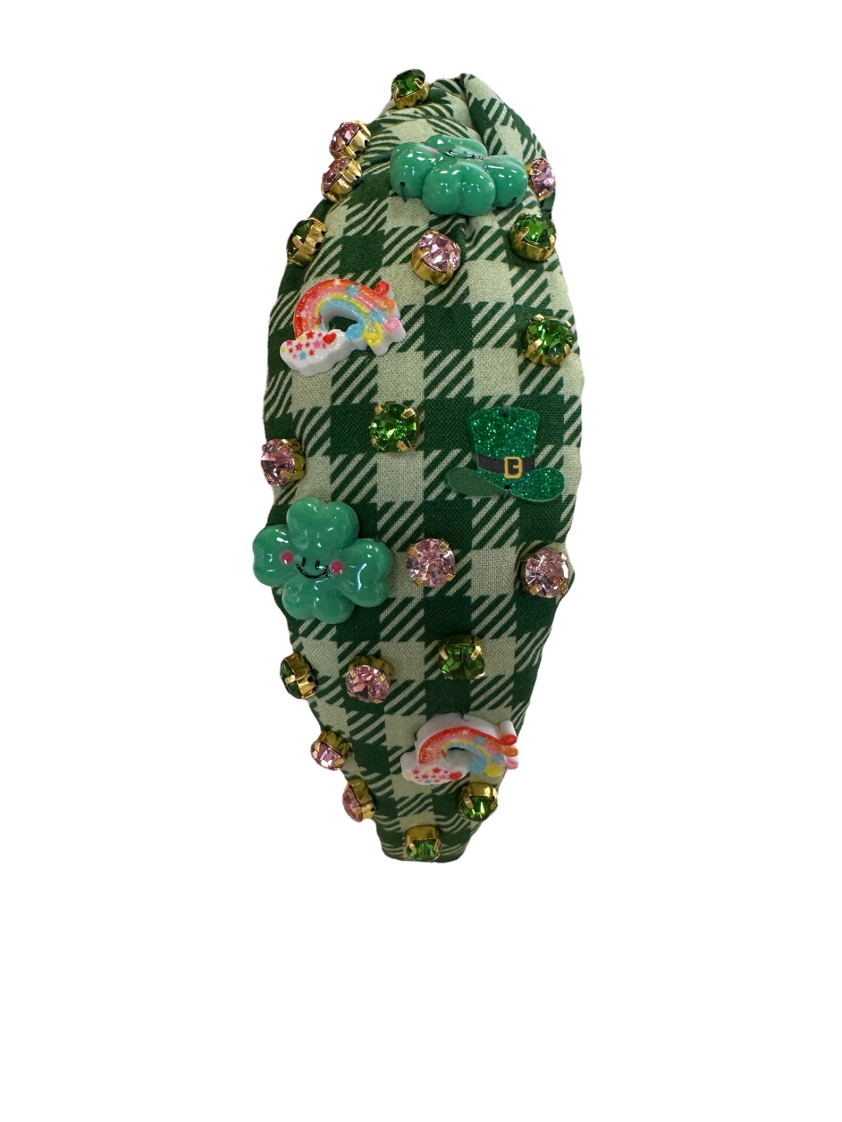 Honey Blossom Girls Happy Clover St Patrick's Headband | HONEYPIEKIDS 