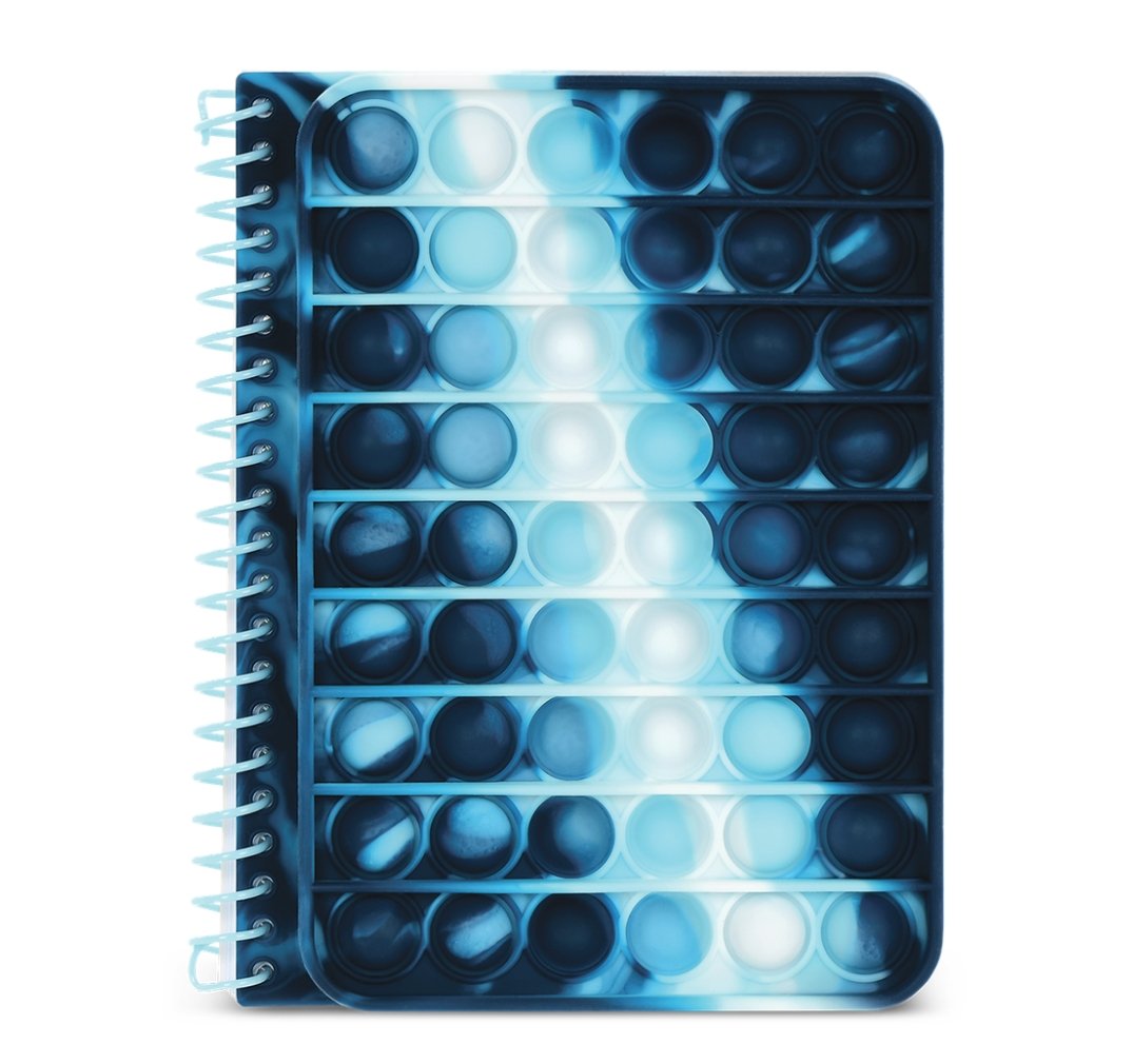IScream Tie Dye Fidget Popper Notebook - 2 Color Choices | HONEYPIEKIDS 