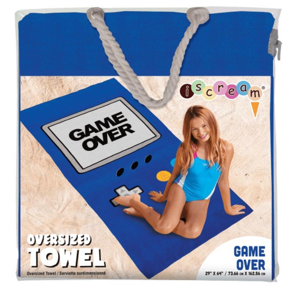 I-Scream Game Over Oversized Swim/Beach Towel | HONEYPIEKIDS 