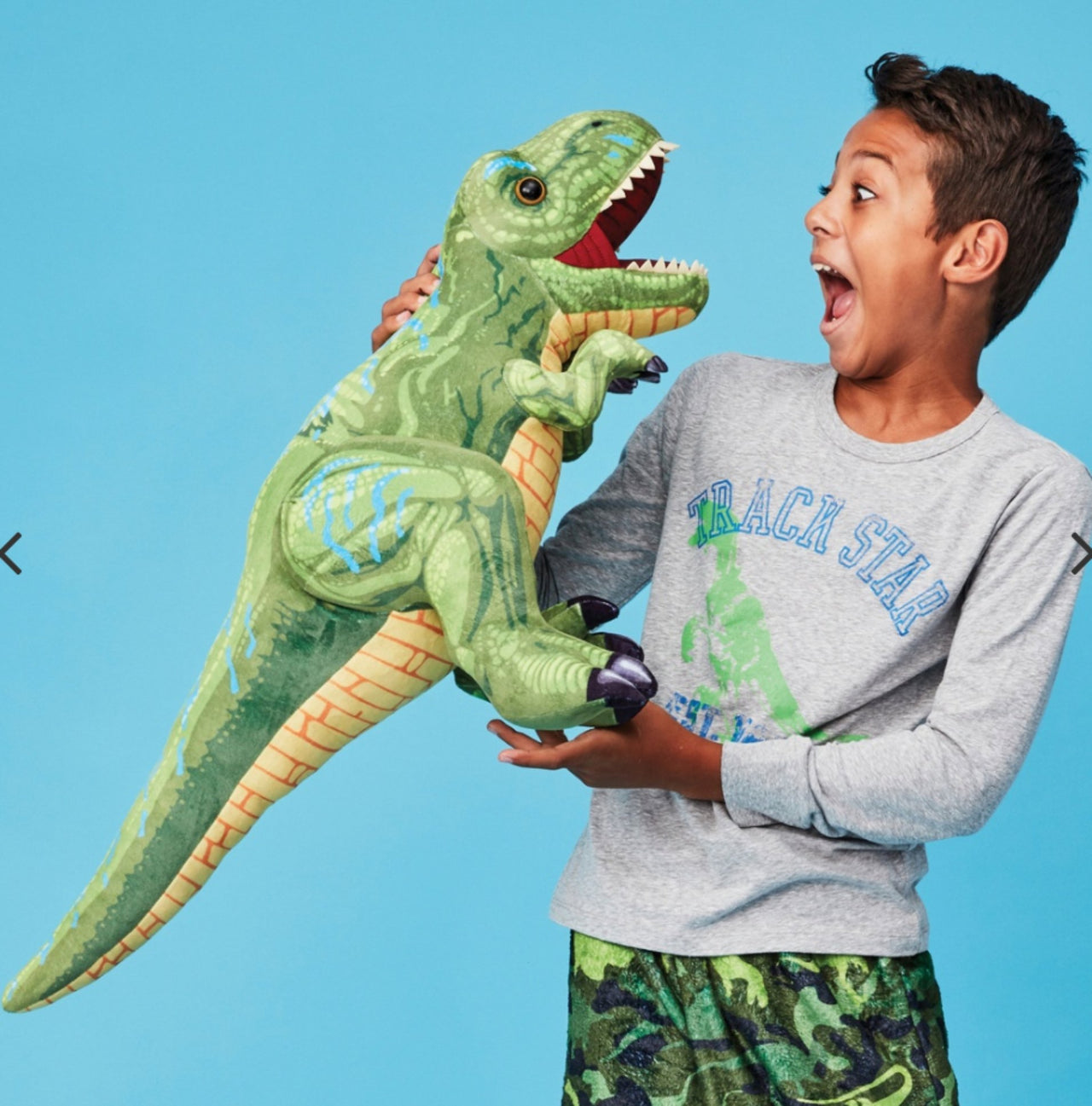 IScream Giant T-Rex Dino Fleece Stuffed Animal | HONEYPIEKIDS 