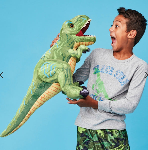 IScream Giant T-Rex Dino Fleece Stuffed Animal | HONEYPIEKIDS | Kids Boutique Clothing