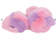 IScream Girls Checkerboard Furry Slippers | HONEYPIEKIDS 