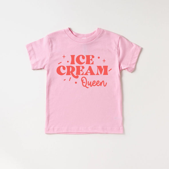 Ice Cream Queen Girls Shirt  | HONEYPIEKIDS.COM