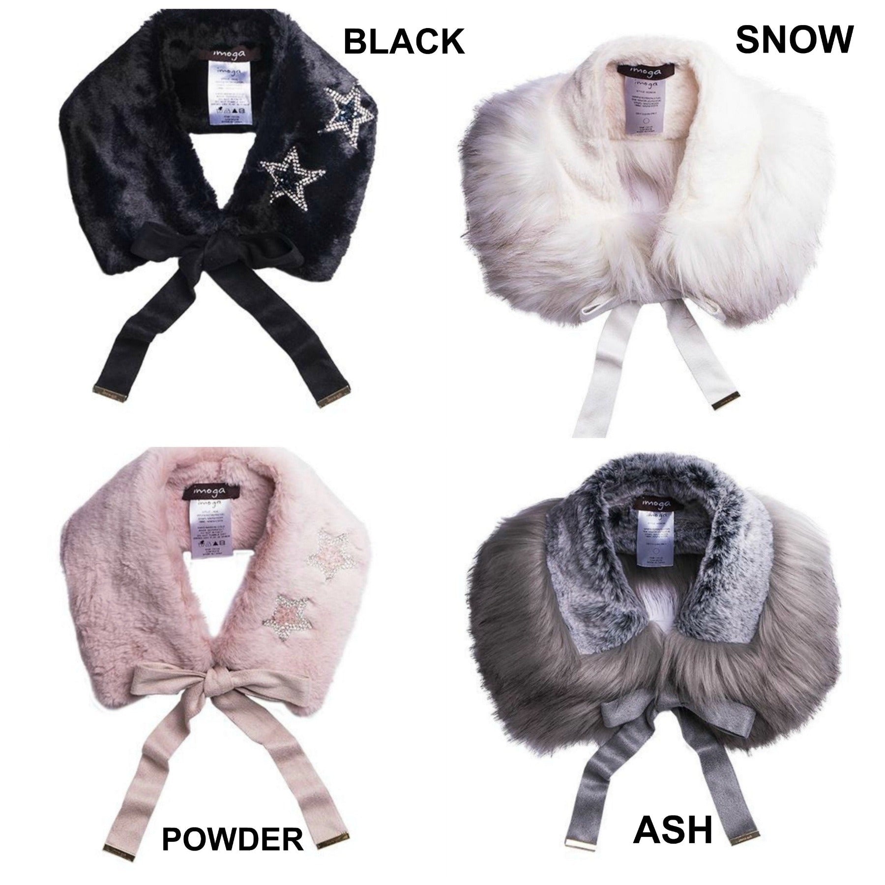 Imoga Collection Girls Faux Fur Neck Collars | HONEYPIEKIDS 