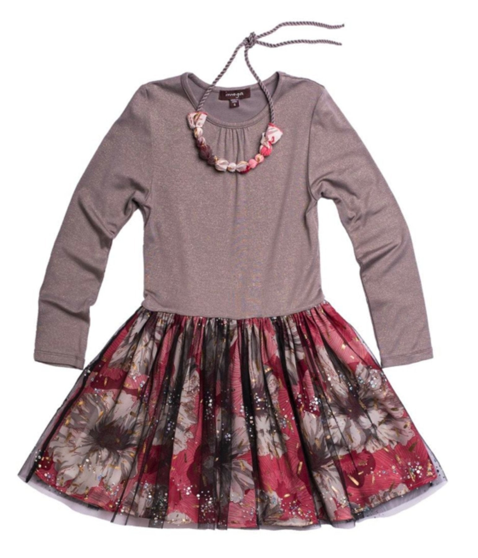 Imoga Collection Samantha Dress In Hibiscus | HONEYPIEKIDS 