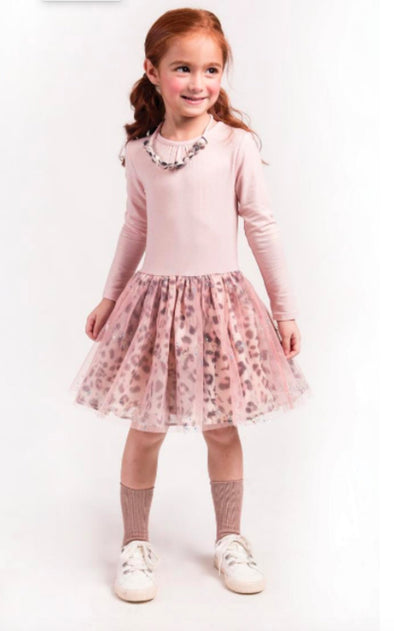 Imoga Collection Samantha Dress In Lynx | HONEYPIEKIDS | Kids Boutique Clothing