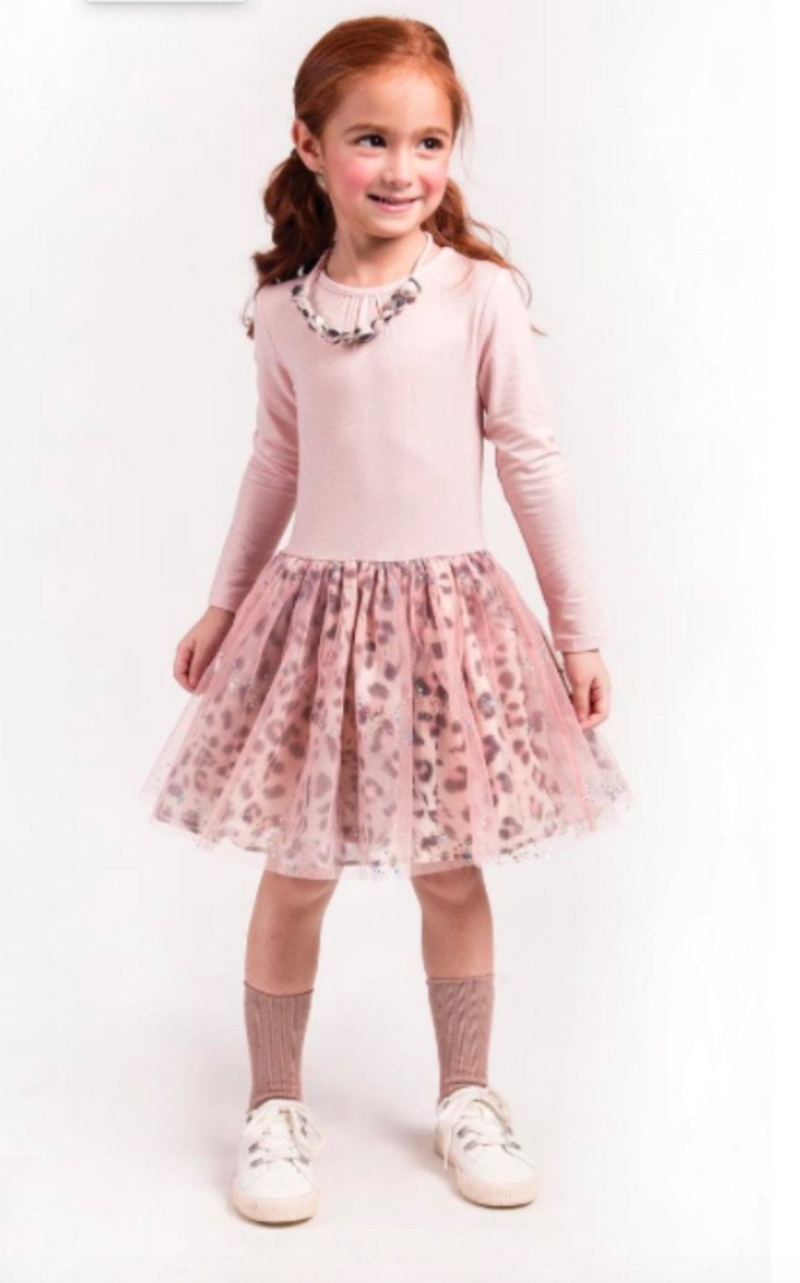 Imoga Collection Samantha Dress In Lynx | HONEYPIEKIDS 