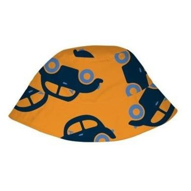 Infant and Toddler Boys Sun Protection Cars Bucket Sun Hat | HONEYPIEKIDS | Kids Boutique Clothing