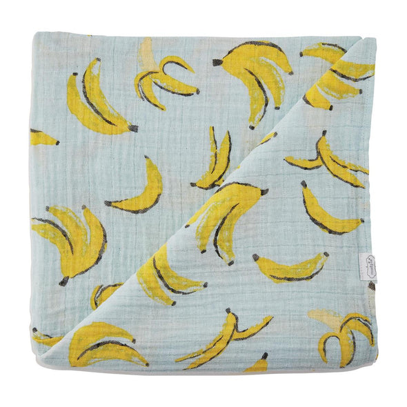 Infant Monkey & Banana Rattle and Swaddle Blanket Set | HONEYPIEKIDS | Kids Boutique Clothing