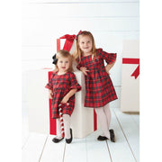 Infant & Toddler Red Tartan Plaid Dress | HONEYPIEKIDS 