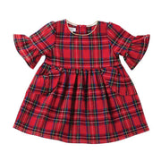 Infant & Toddler Red Tartan Plaid Dress | HONEYPIEKIDS 