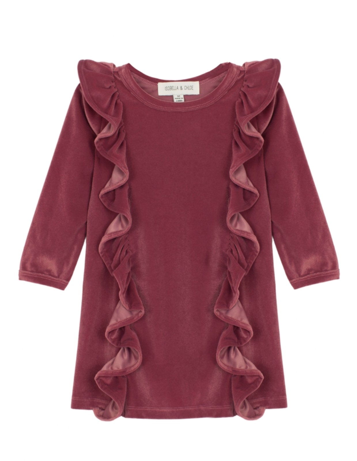Isobella and Chloe Baby to Youth Girls Sugar Plum Velvet Dress | HONEYPIEKIDS 24M Isobella and Chloe Baby to Youth Girls Sugar Plum Velvet Dress | HONEYPIEKIDS 24M