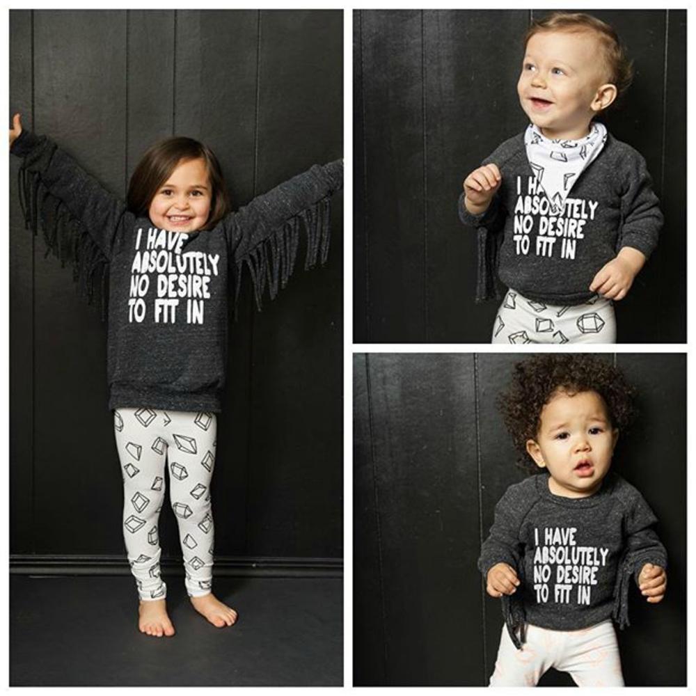 Joah Love Corbin Unisex No Desire Sweatshirt | HONEYPIEKIDS 