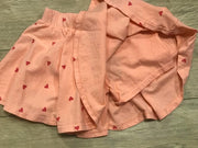 JOAH LOVE GIRLS LYRIC HEART PRINTED SKIRT WITH SHORTS INSIDE | HONEYPIEKIDS 