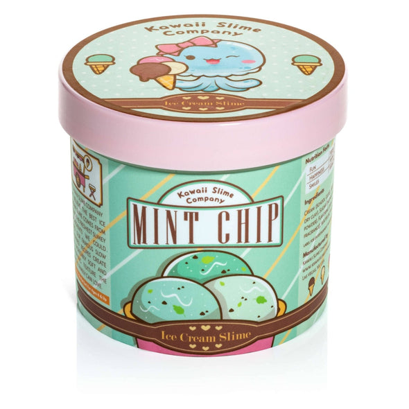 HONEYPIEKIDS | Kawaii Mint Chip Scented Ice Cream Pint Slime
