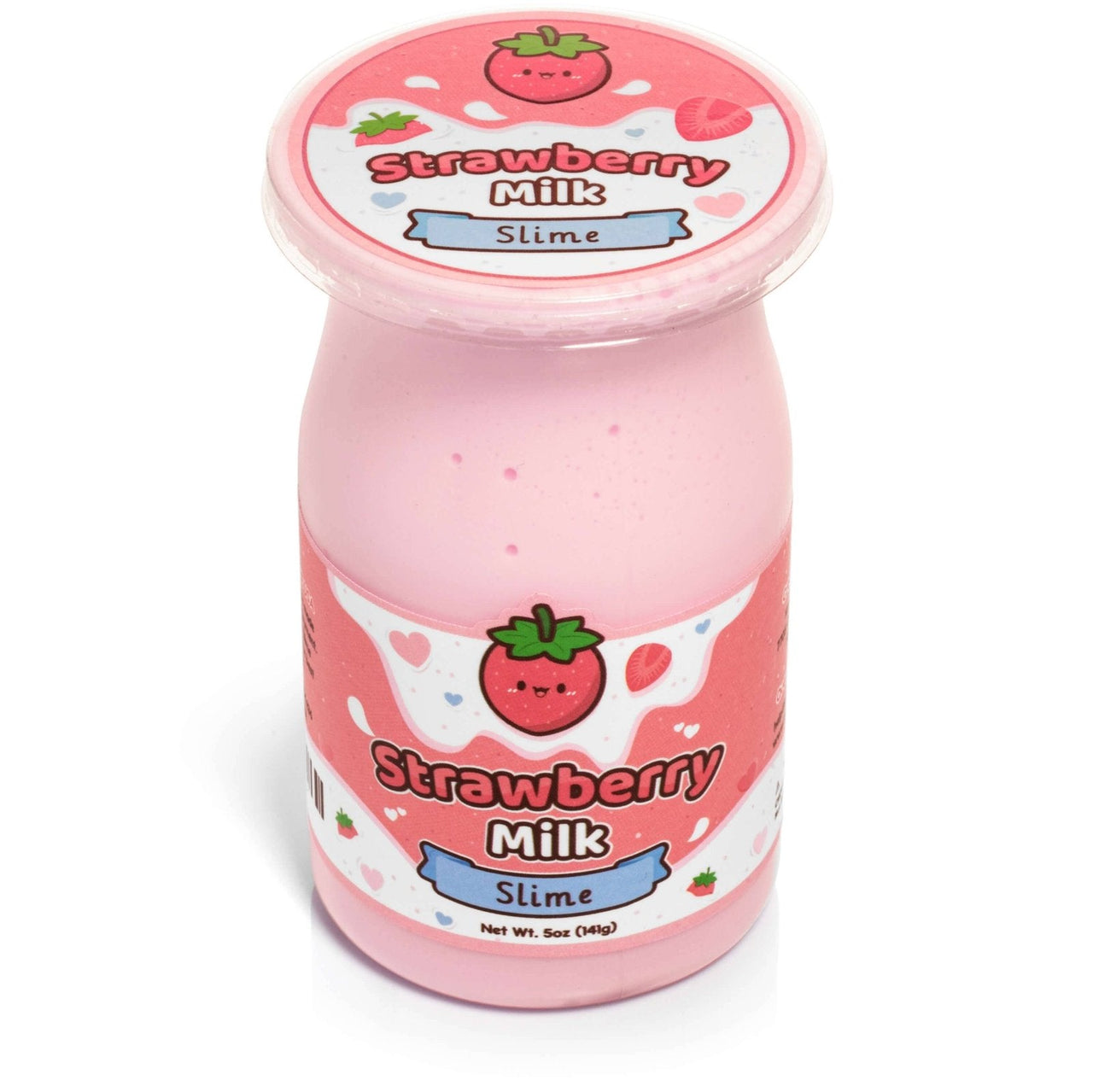 Kawaii Strawberry Milk Glossy Slime | HONEYPIEKIDS 